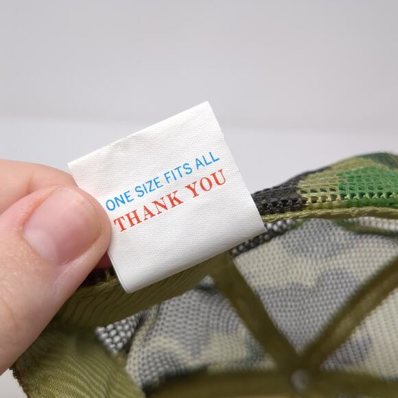 Rayfo Snapback Mesh Back Trucker Hat Multi One Size Camouflage Nissin - Picture 10 of 10